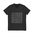 MARDG Repeating Logo V-Neck Tee