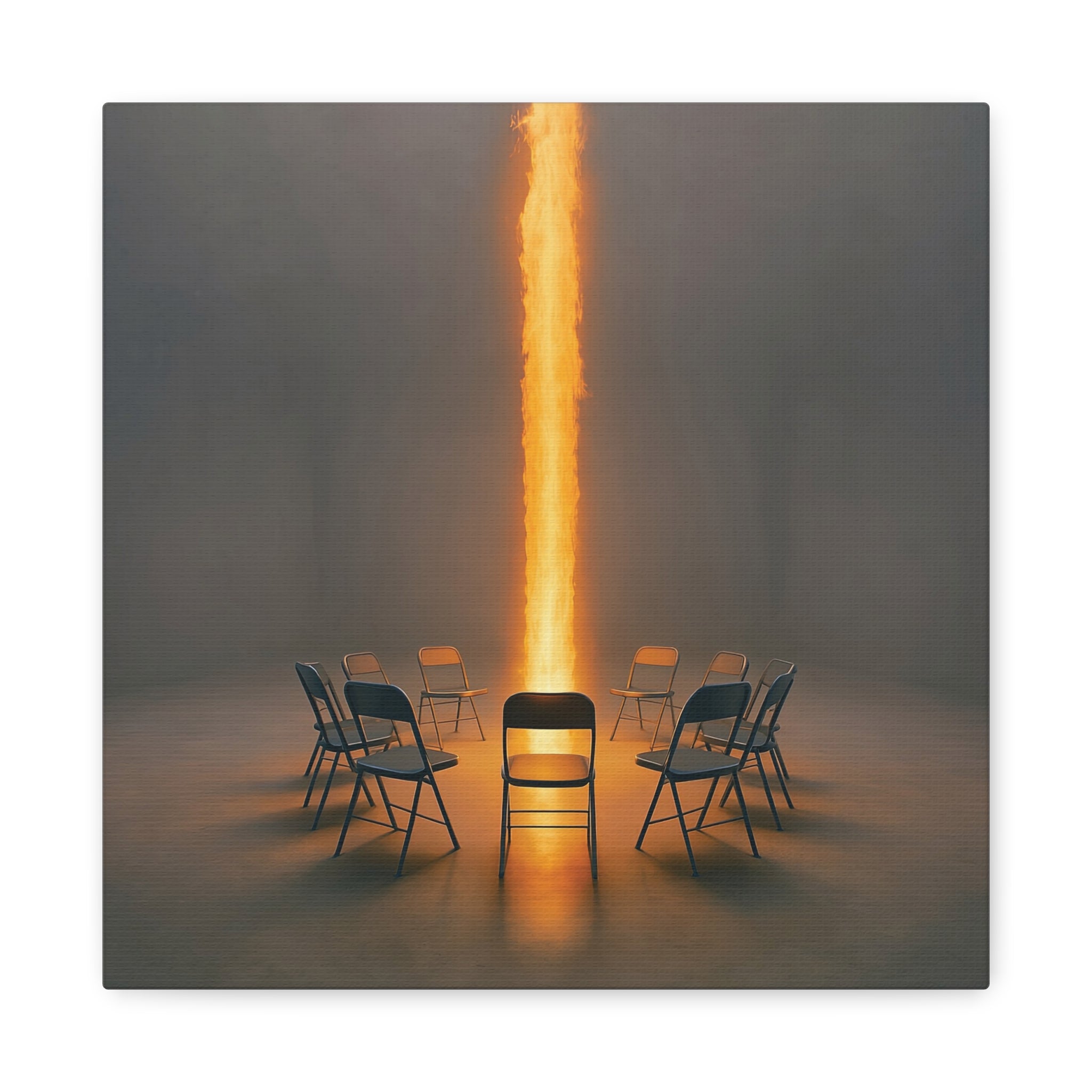 "Higher Power" — Ember & Iron Canvas Art Piece