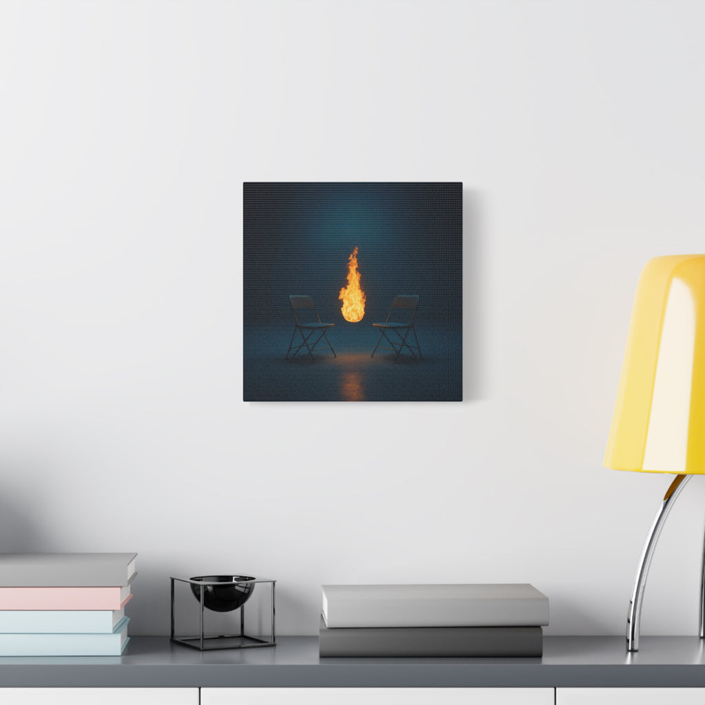 "Presence"  — Ember & Iron Canvas Art Piece