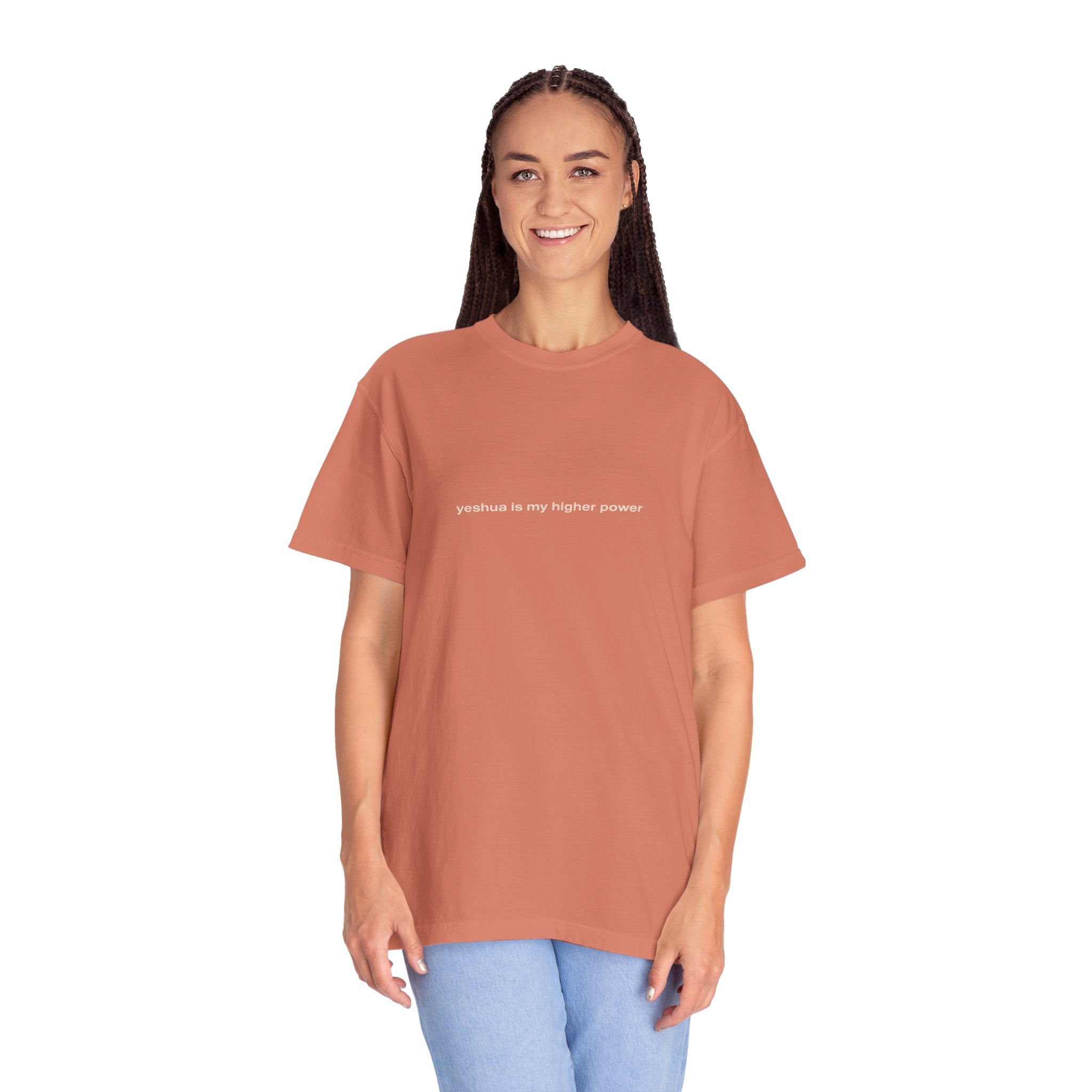 yeshua is my higher power | Unisex Comfort Colors® Brand Tee