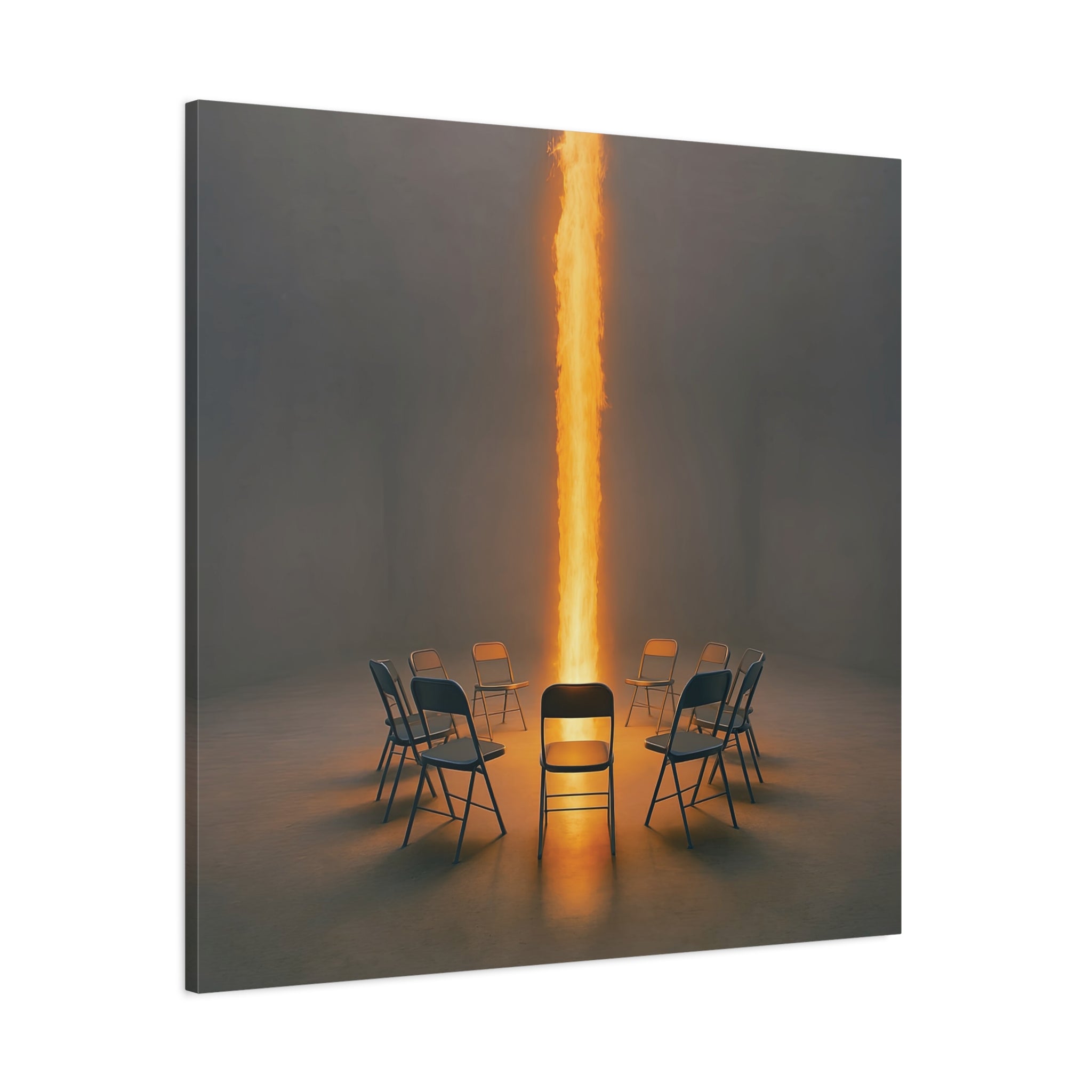 "Higher Power" — Ember & Iron Canvas Art Piece