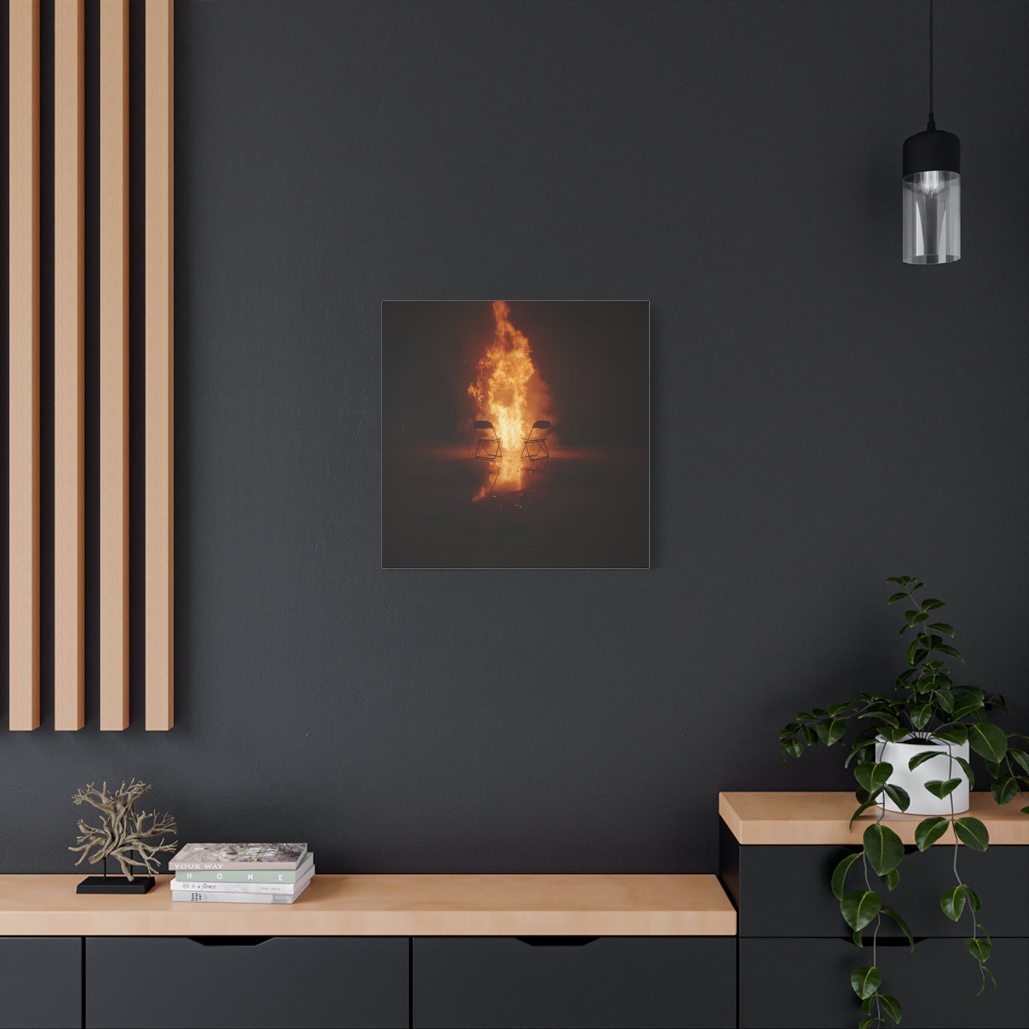 "Two" — Ember & Iron Canvas Art