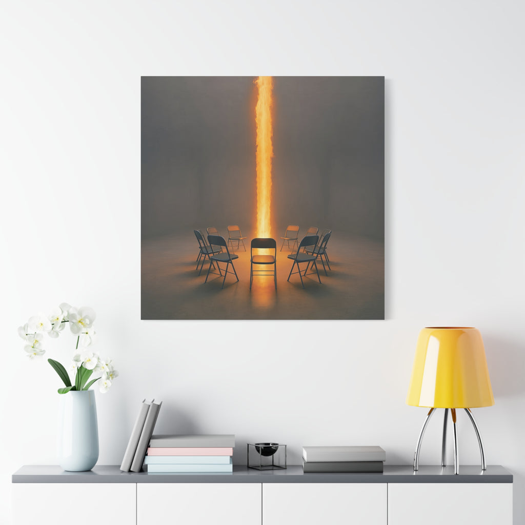 "Higher Power" — Ember & Iron Canvas Art Piece