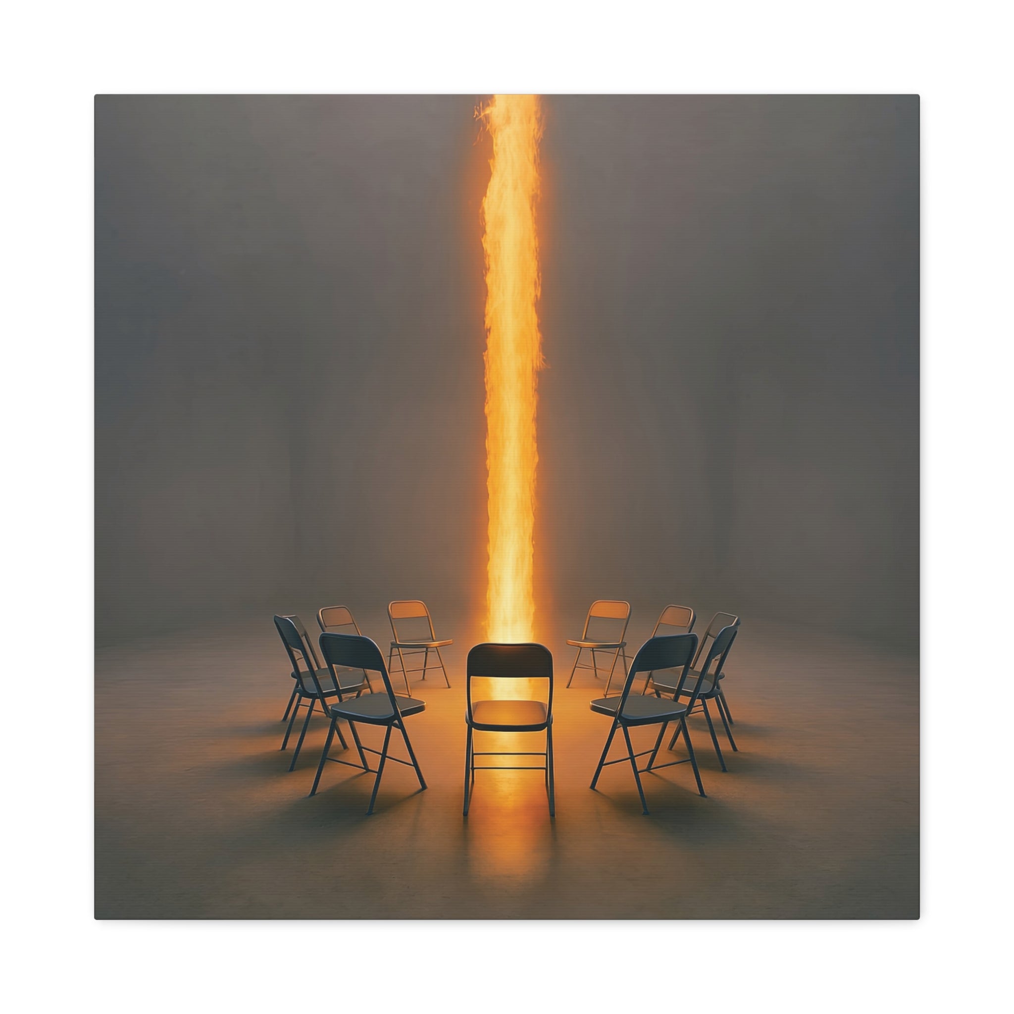 "Higher Power" — Ember & Iron Canvas Art Piece