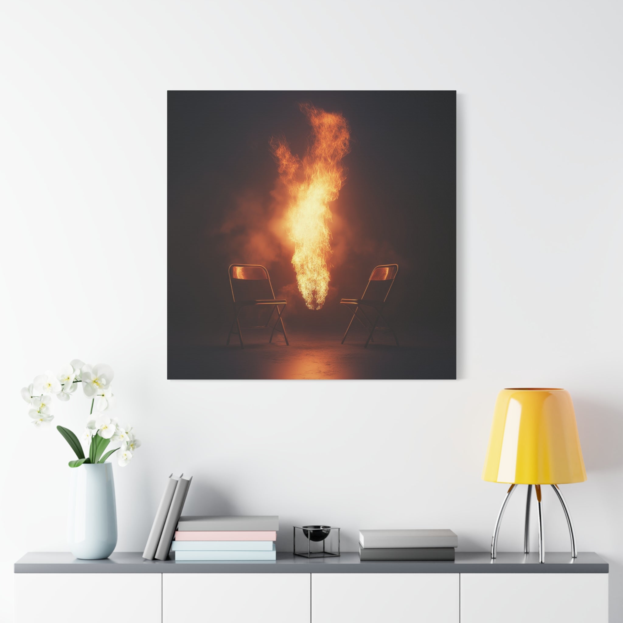 "Prayer" — Ember & Iron Canvas Art Piece
