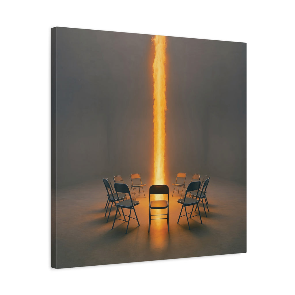 "Higher Power" — Ember & Iron Canvas Art Piece