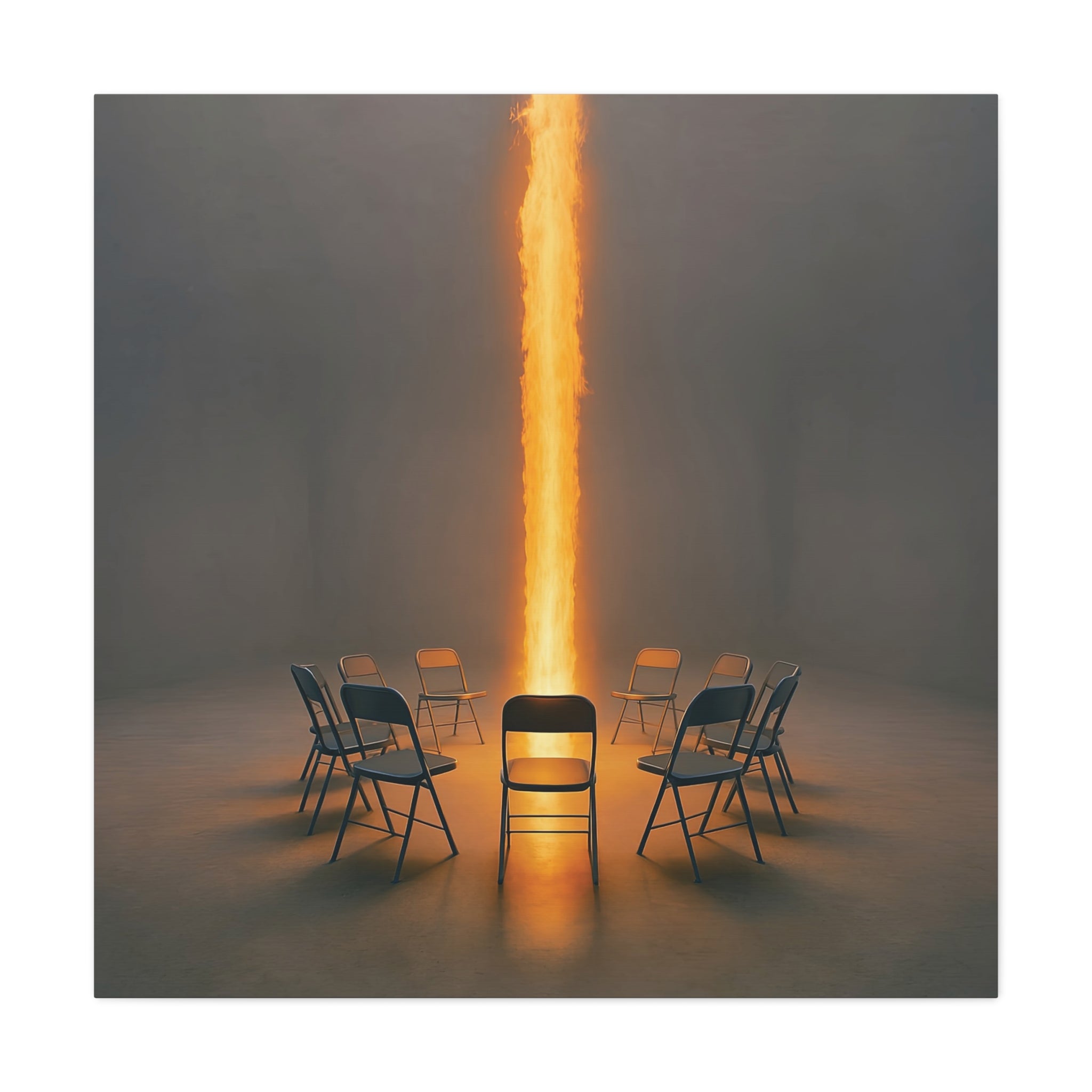 "Higher Power" — Ember & Iron Canvas Art Piece