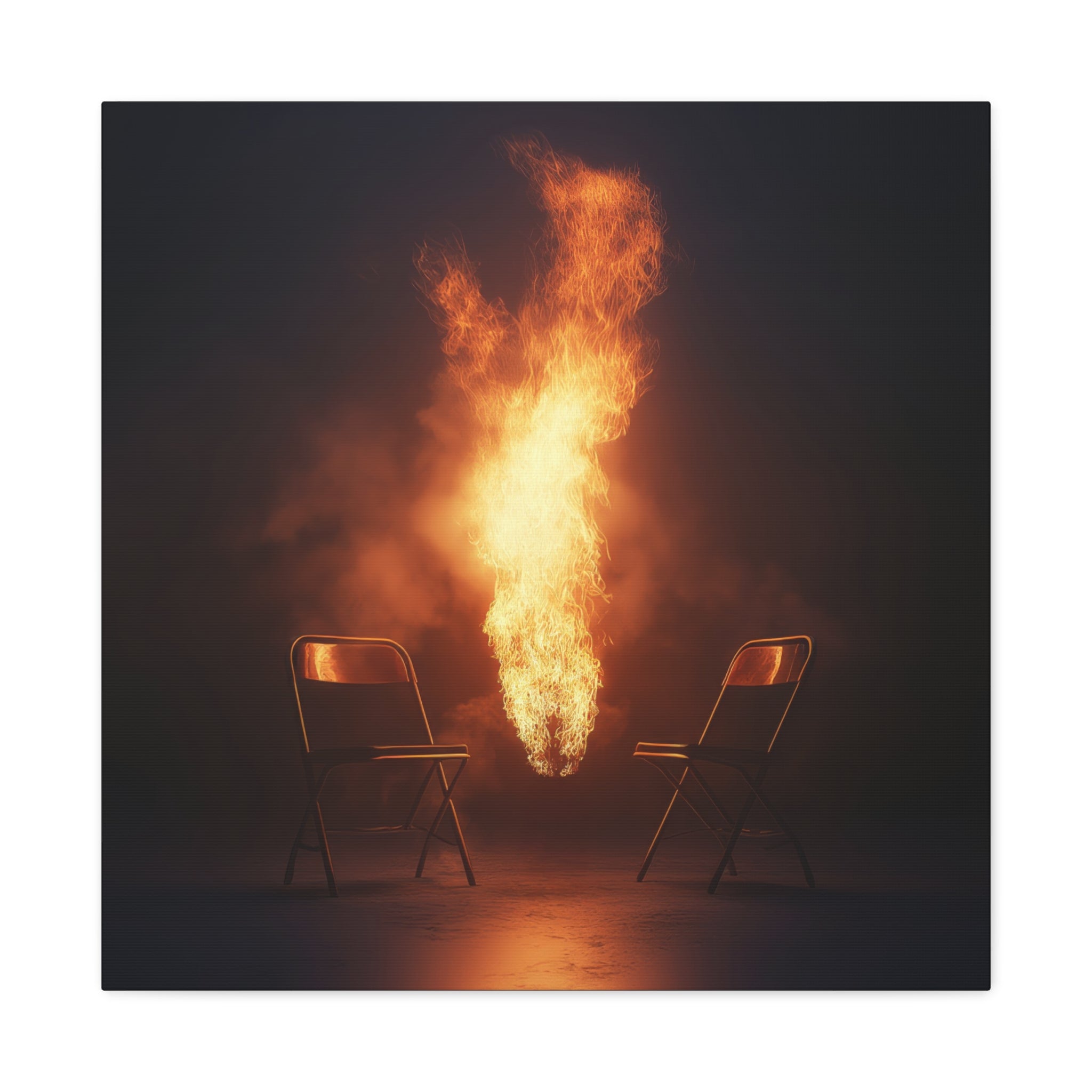 "Prayer" — Ember & Iron Canvas Art Piece