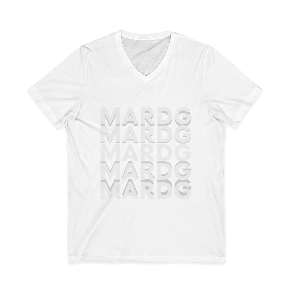 MARDG Repeating Logo V-Neck Tee