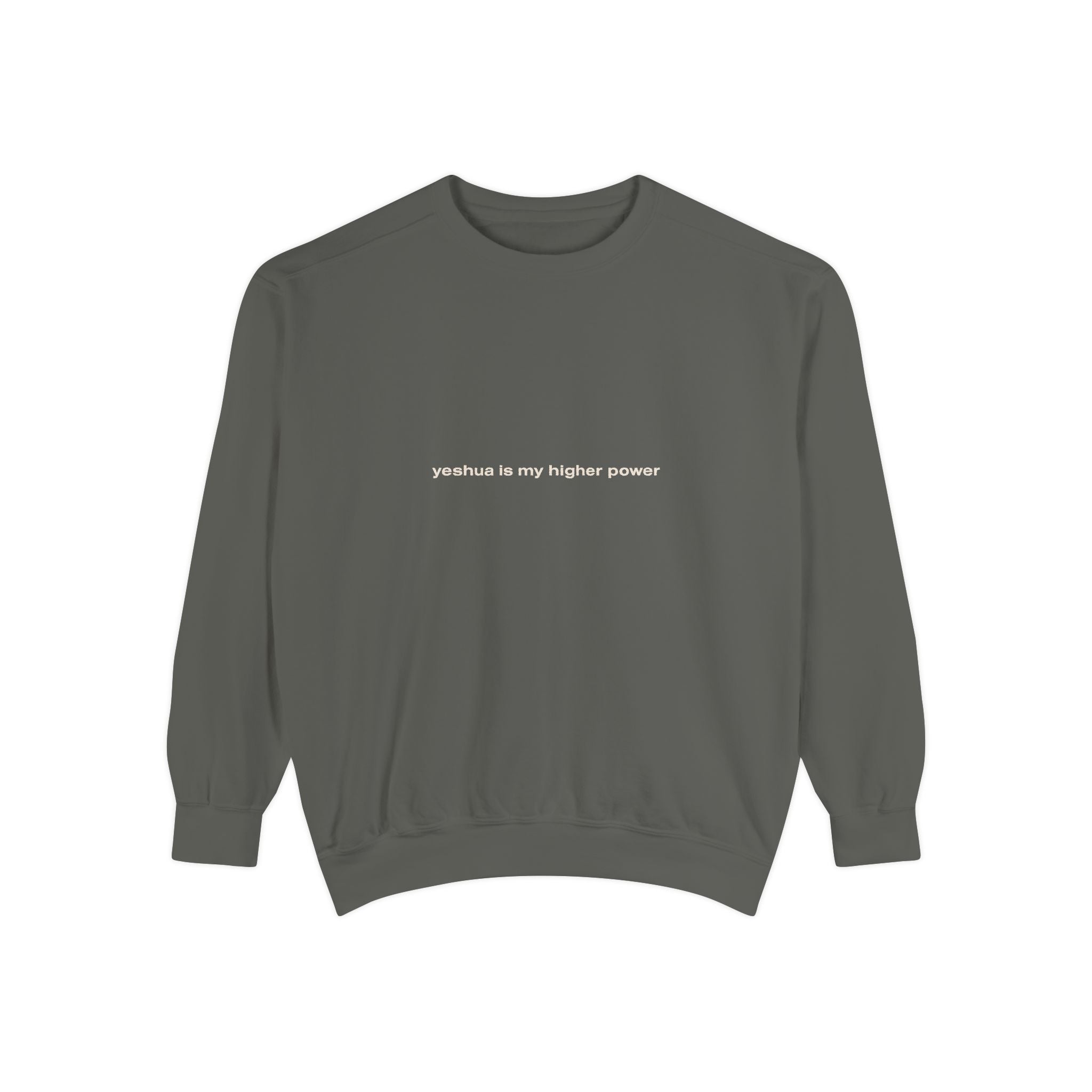yeshua is my higher power | Unisex Comfort Colors® Brand Sweatshirt
