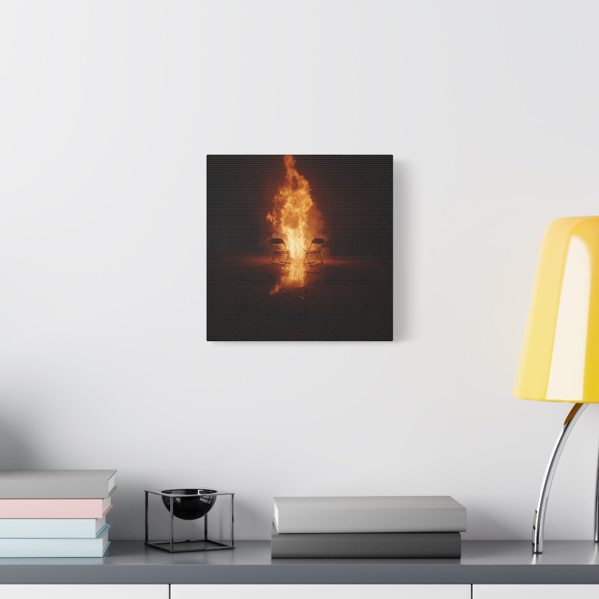 "Two" — Ember & Iron Canvas Art Piece