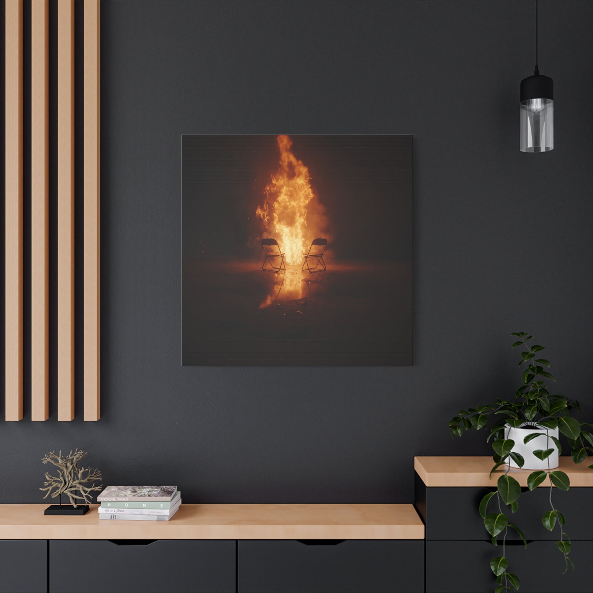 "Two" — Ember & Iron Canvas Art